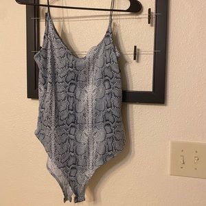Snakeskin bodysuit